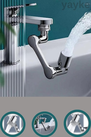 Yayke Robotik Kol Musluk Başlığı - Musluk Uzatma Aparatı Ucu