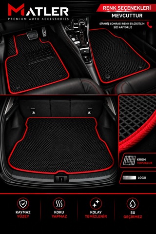 Seat Ateca 2023 Model Premium Eva Oto Paspas Ve Bagaj Paspası Set