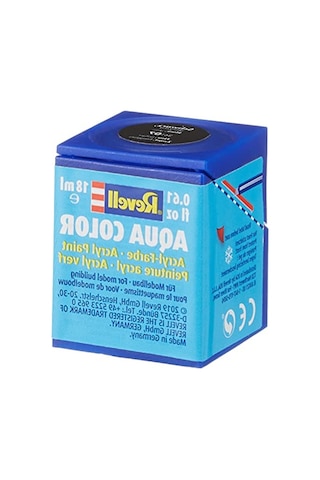 Su Bazlı Siyah Parlak Akrilik Maket Boyası, 18 Ml 0,15 L