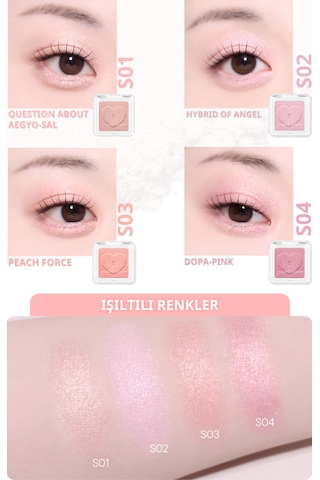 Perıpera Heart Pocket Single S03 Peach Force