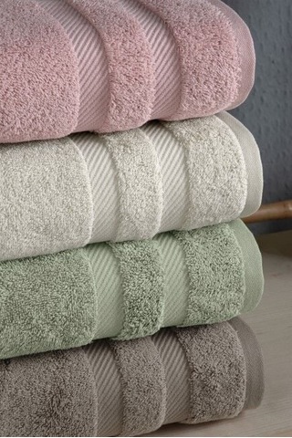 Altınbaşak Jakarlı 4 Lü 50x90 El Havlusu Nori Renkli