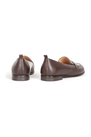 Dericlub Kadın Gerçek Deri Loafer Br 04037 Kahverengi
