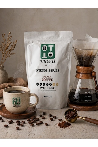 Ottomora İntense Series Filtre Kahve 500 Gr 500 Gr - Taze Öğütülmüş Filtre Kağıdı