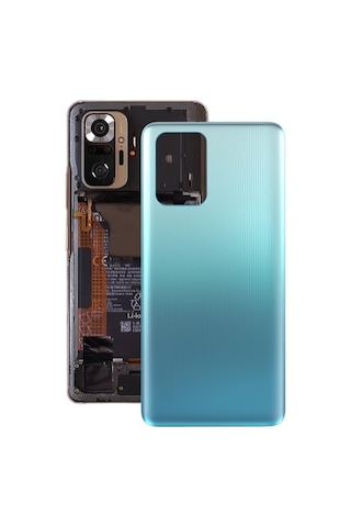 Cbtx Xiaomi Redmi Note 10 Pro Çin 5g Yeşil Uyumlu Arka Pil Kapağı