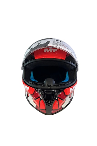 Mt Helmets Targo S Pıqueras B5 Kapalı Kask Parlak Kırmızı
