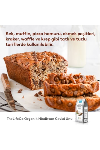 TheLifeCo Organik Hindistan Cevizi Unu 2 x 350 G