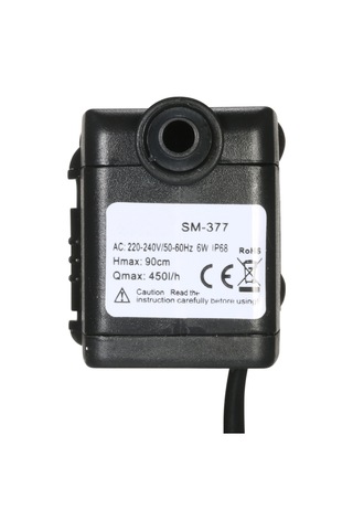 Padalink 6w Su Altı Pompa Akvaryum Bahçe Şelale İçin 450l/h Akış Hızı Ip68 Su Geçirmez Sm-377 Avrupa Standartı