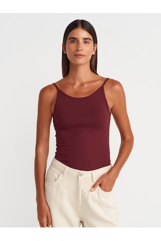 Dilvin 21131 Askılı Top-bordo Bordo