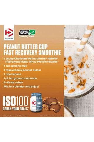Dymatize Iso 100 Hydrolyzed Whey Protein Isolate 932 Gr - Çikolata