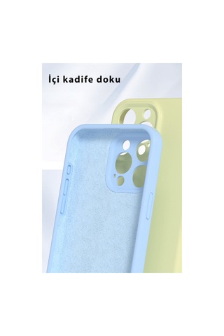 Apple iPhone Uyumlu Uyumlu 16 Pro Kılıf Nano İçi Kadife Silikon - Siyah