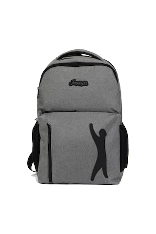 Slazenger Dört Bölmeli Gri Siyah Tasarım Kız Çocuk Gri Okul Ve Günlük Sırt Çantası - 26834