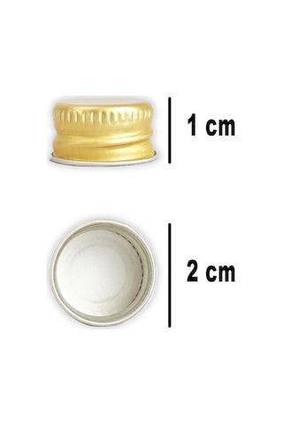 Digithome 132 Li 50 Ml Gold Kapaklı Söz Nişan Hediyelik Kolonya Koku Süs Cam Şişesi C1-1-149