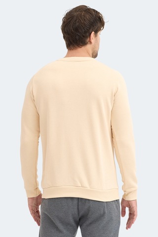 Slazenger Nadav Erkek Bej Sweatshırt Bej