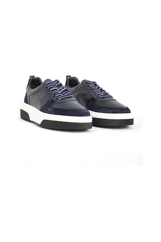 Lacivert Marcomen 19533 Gerçek Deri Süet Detay Erkek Casual Aya Lacivert