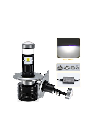 Geeksen Motorcycle Led Feneri Sol Sürücü Işık Tipi Spot 4 Csp-led Çip 70w 16000lm 6000k Ip68 Siyah H6 H4 Hs1 Uyumlu