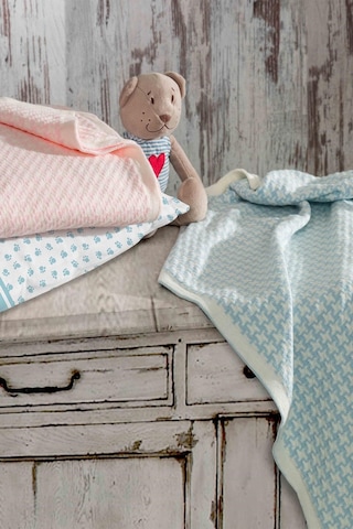 Ecocotton Baby Dream Bebek Battaniyesi Mavi 80 X 90 Cm Mavi