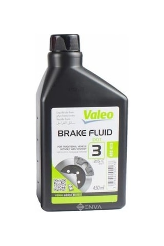 Valeo Dot 3 Fren Hidroliği 450 ML Valeo Dot 3 Fren Hidroliği 450 ML