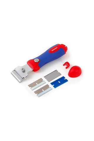 Workpro Wp219004 40mm Geri Çekilebilir Profesyonel Kazıyıcı + 4 Parça Kazıma Bıçak Seti