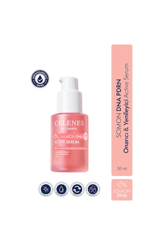 Celenes By Sweden Somon Dna Pdrn Onarıcı & Yenileyici Active Serum, 30 Ml