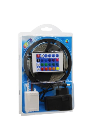 Led Rgb Kumandalı Şerit Led 5mt Bx40 1