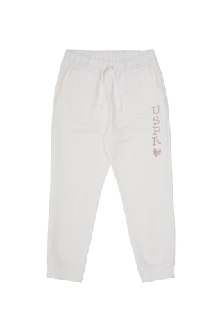 U.S. Polo Assn. Kız Çocuk Krem Jogger Eşofman Altı 50317895-VR256