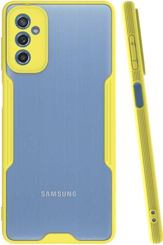 Khayra Galaxy Uyumlu M52 Kılıf Parfe Kapak - Siyah Siyah