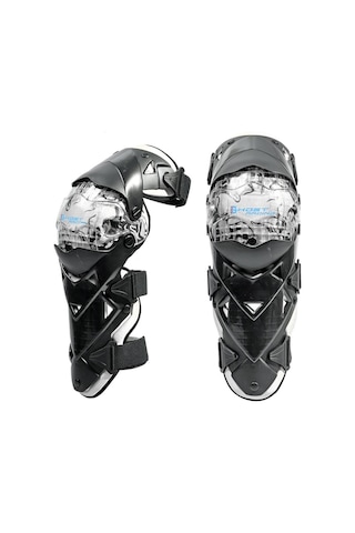 Suntek Motosiklet Dizlik Koruyucular Beyaz