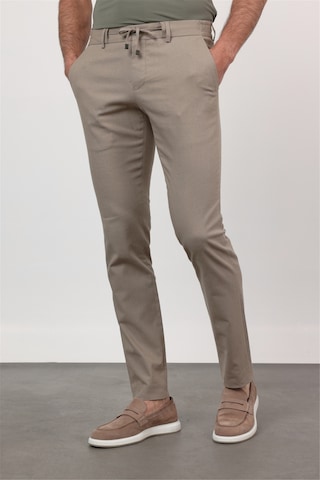 İmza Vizon Yan Cep Keten Slim Fit Keten Karışımlı Jogger Pantolon 1003260169