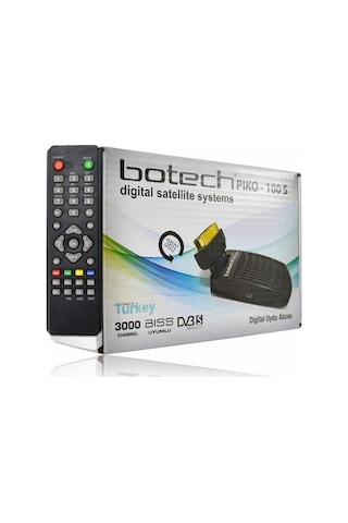 Botech Piko 100S Gold Başlıklı Mini Scart Uydu Alıcısı