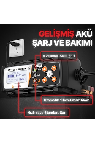 Ancel Bt521 12v Akü Şarj , Akü Test Ve Akü Tamir Cihazı