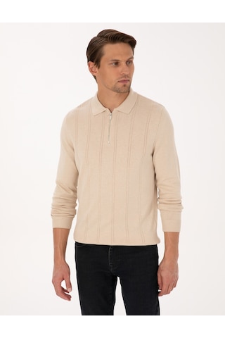 Pierre Cardin Erkek Bej Kazak /triko 50317398-vr011 Bej