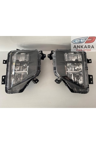 Mitsubishi L200 2019 - 2021 Sis Lamba Takım Sağ - Sol 3 Ampul