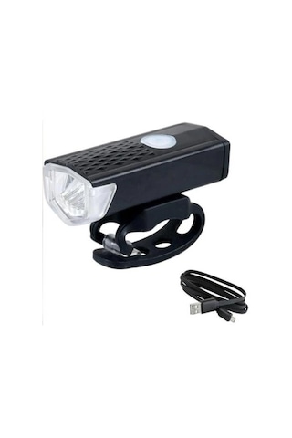 Bike Sky Rechargeable Bisiklet Ön Işığı Için Şarj Edilebilir Ön Far 300 Lümen Su Geçirmez