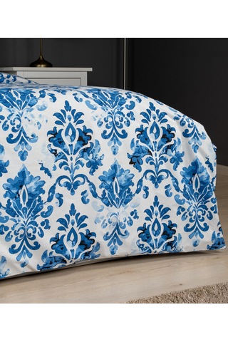 Cotton Collection Tek Kişilik Nevresim Seti Akdeniz Renkli