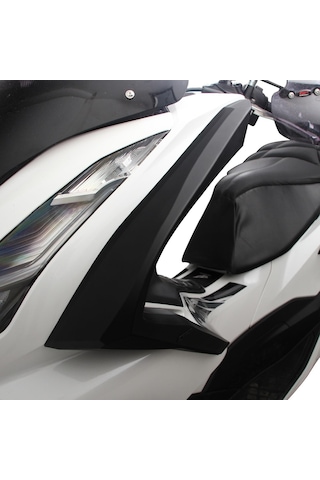 GP Kompozit Honda PCX 125 / 150 2021-2024 Uyumlu Üst Bacak Koruma Siyah