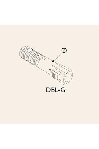 Gürçay Plastik Dübel 6Mm 20 Adet