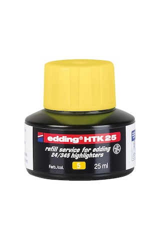 Edding Hkt 25 Mürekkep Sarı 25ml Genel