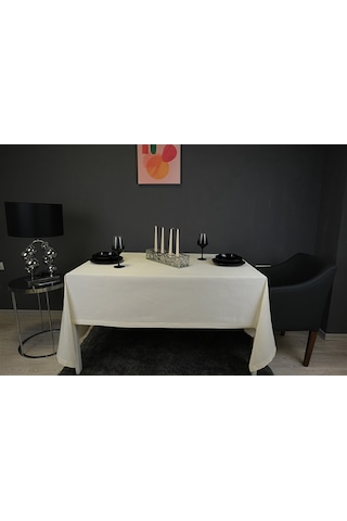 Point Masa Örtüsü Krem