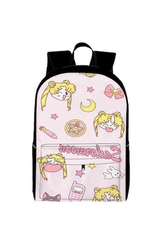 Trendooze Uygun, Siyah Siyah Siyah Sırt Seyahat, Sailor Organizasyon Moon Kawaii Karikatür, İş İnç İle, İçin, Genç, Dizüstü Çoklu Cf76 Çantası, Çalışması Bölmeleri Bilgisayara 15.6 Ge Siyah