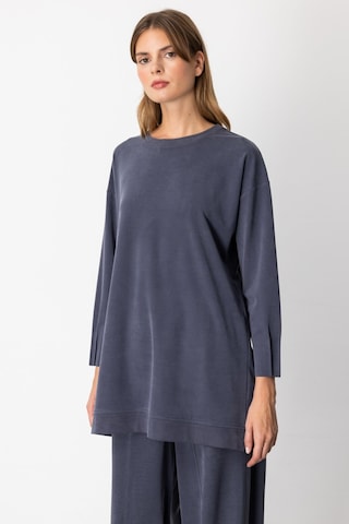 On Kadın Sıfır Yaka Tunik 64308 Lacivert Lacivert