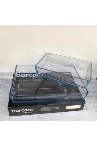 Paşabahçe Dikdörtgen Premium 2 Li Borcam Set Büyük-küçük 075oa 59324-59334 Diğer