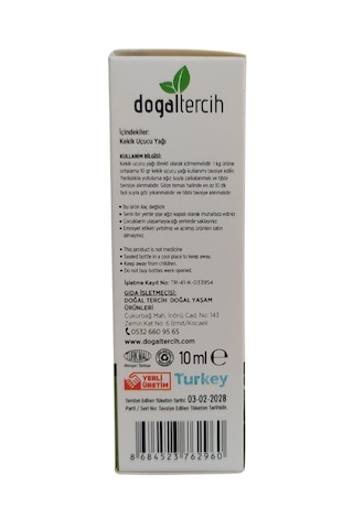 Doğal Tercih Kekik Uçucu Yağı 10 Ml , Seyreltilmemiş Saf
