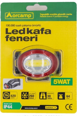 Orcamp Out- 4200 Led Kafa Feneri Siyah