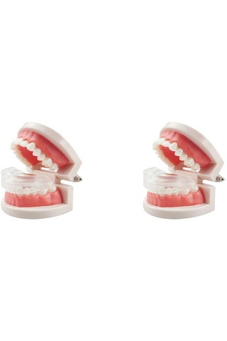 Homyl Bir İki Aşamalı Diş Tutucu Şeffaf Görünmez Ağız