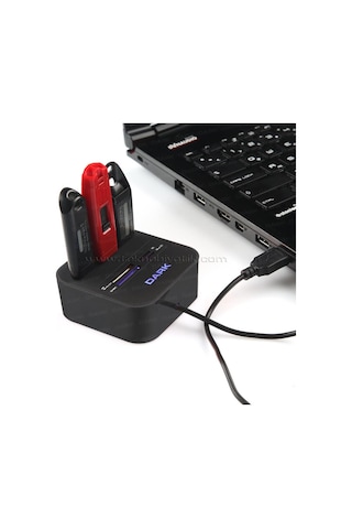 Dark Usb 2.0 Çoklu Kart Okuyucu Ve 3Xusb 2.0 Çoklayıcı Hub (Siyah)