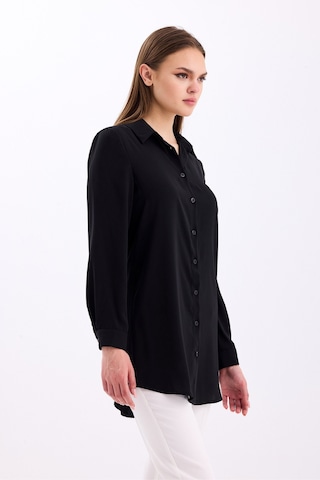 Uzun Kollu Regular Fit Basic Gömlek 2020 Siyah
