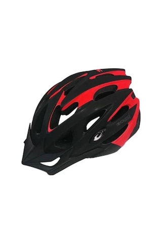 Zozo Mv29 Işıklı Kask Siyah/Kırmızı L