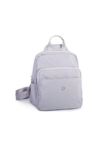 Nas Bag Kadın Çok Gözlü Su Geçirmez Water Proof Ultra Hafif Sırt Çantası Gri