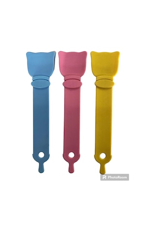 Magıc Spoon Kedi/köpek Krema Ödül Maması Yedirme Kaşığı Kolay Kaşık 3 Lü