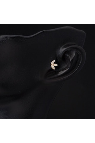 Bilezikci 14 Ayar Altın Tragus Piercing Küpe Kphsy14k22505 Sarı